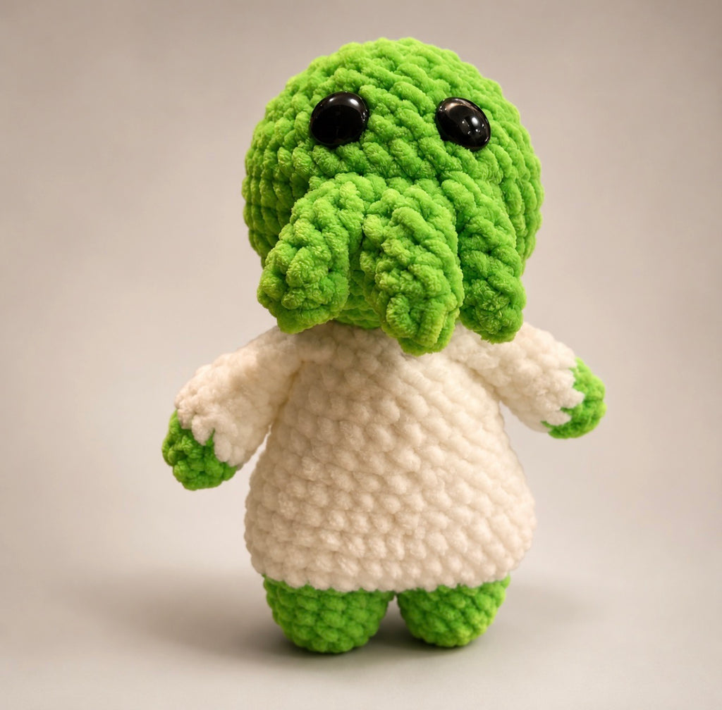 No-Sew Cthulhu Crochet Pattern (PDF) - Advanced Beginner